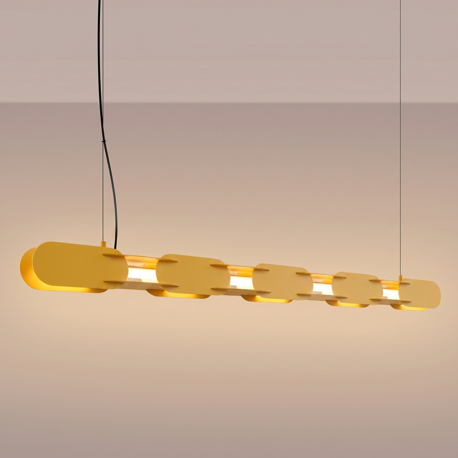 Lampa wisząca CHAIN 158 żółta LED 3000K - obrazek 4