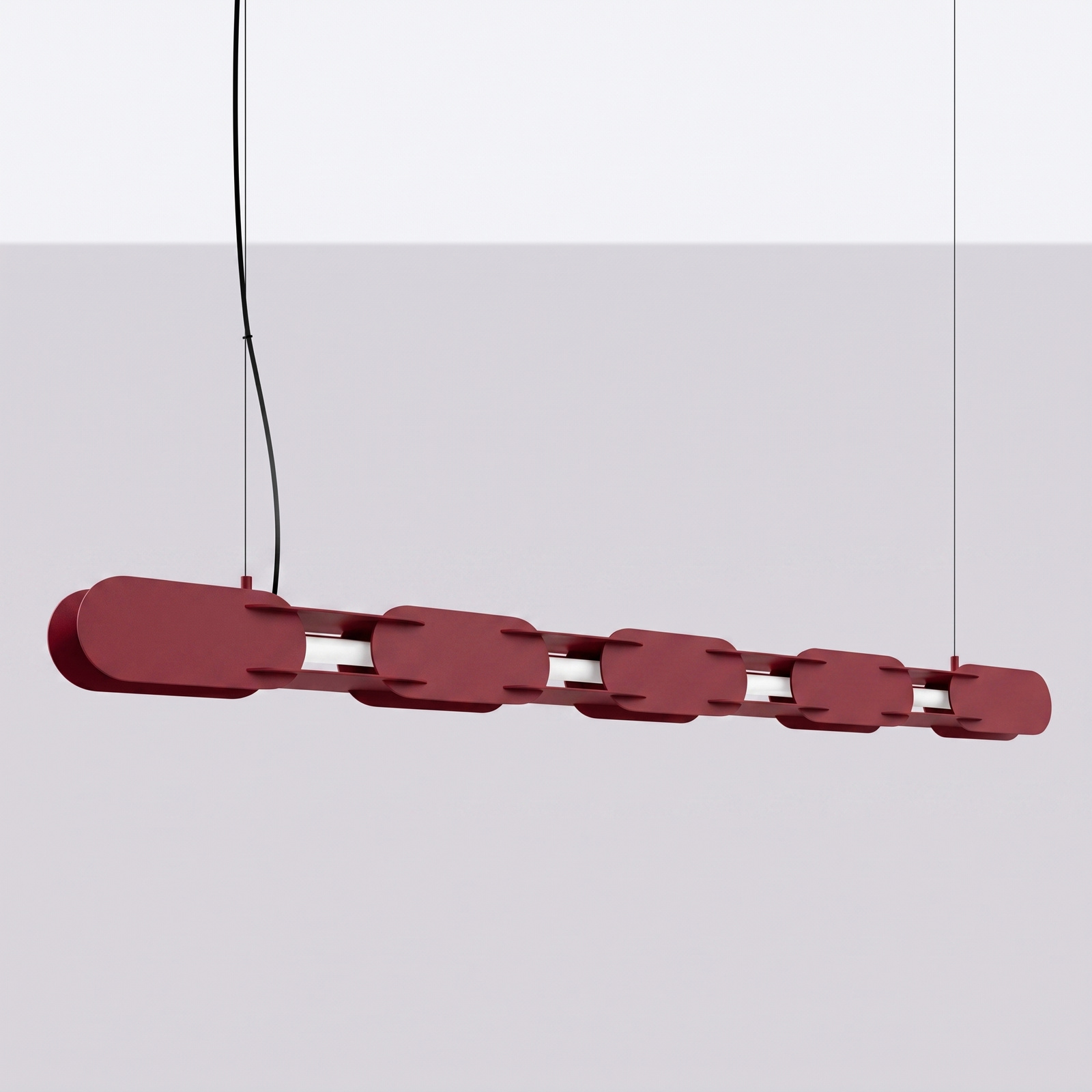Lampa wisząca CHAIN 158 burgund LED 4000K - obrazek 3