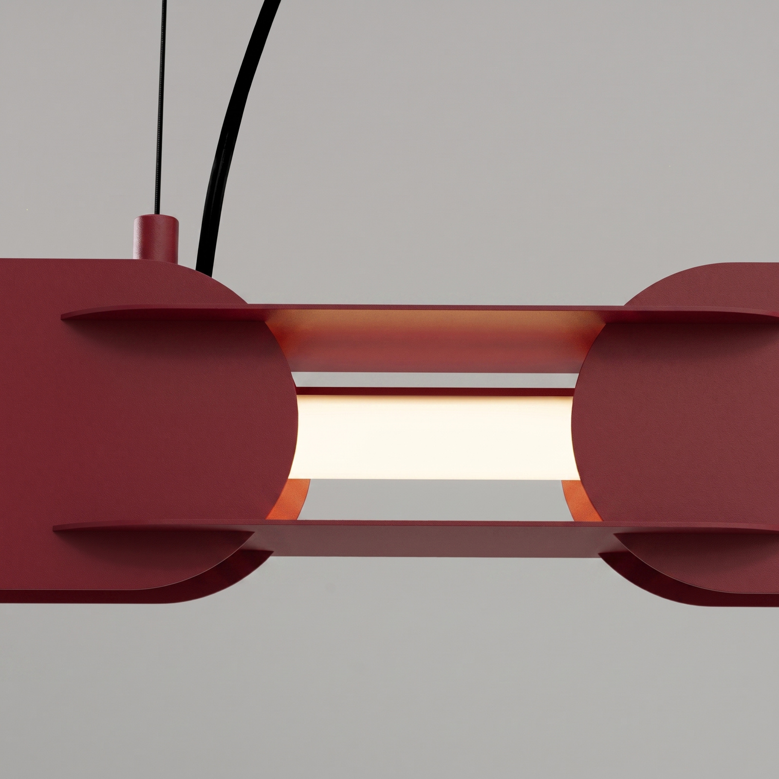 Lampa wisząca CHAIN 158 burgund LED 4000K - obrazek 5