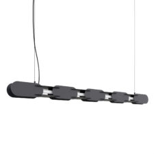 Lampa wisząca CHAIN 158 czarna LED 4000K