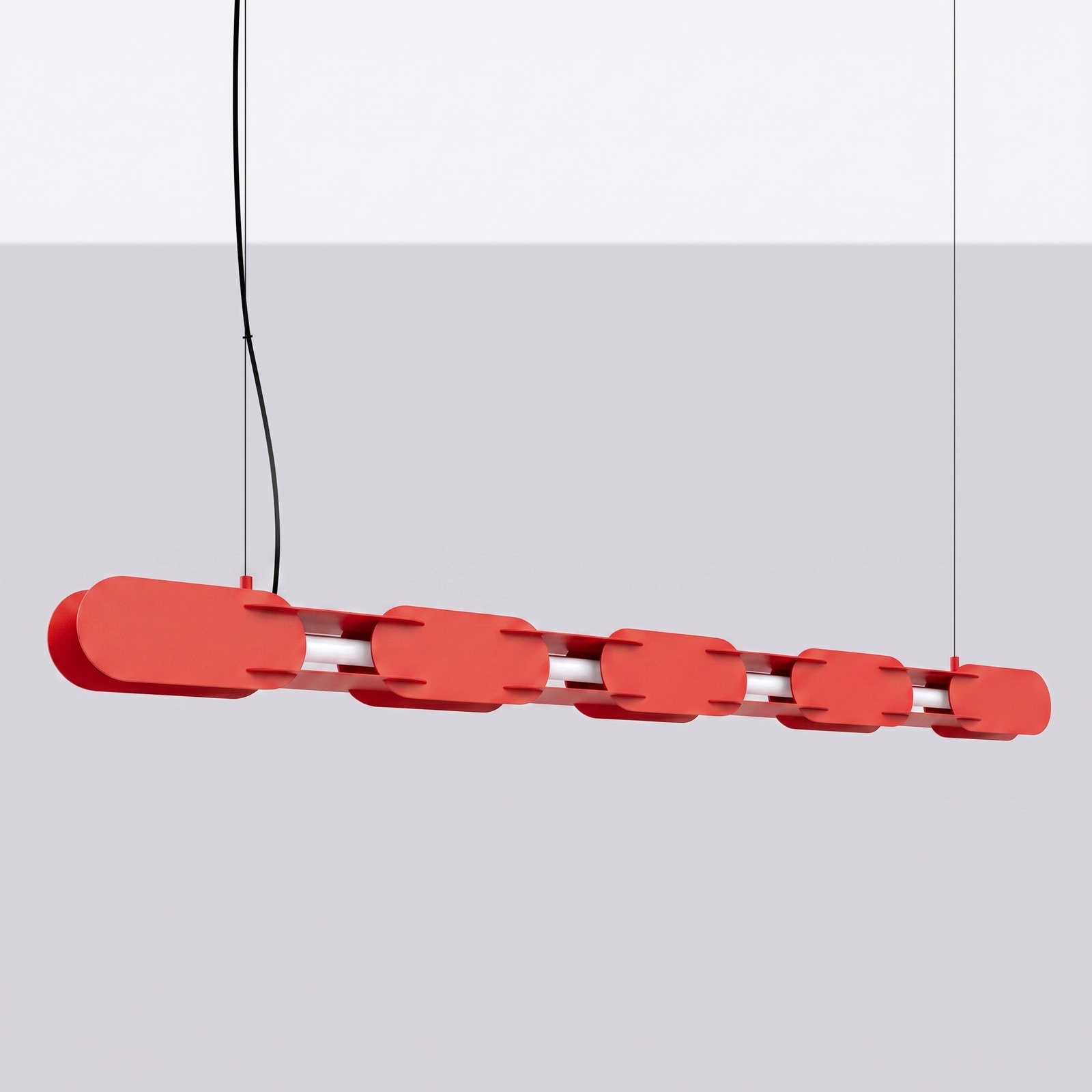 Lampa wisząca CHAIN 158 czerwona LED 4000K - obrazek 3