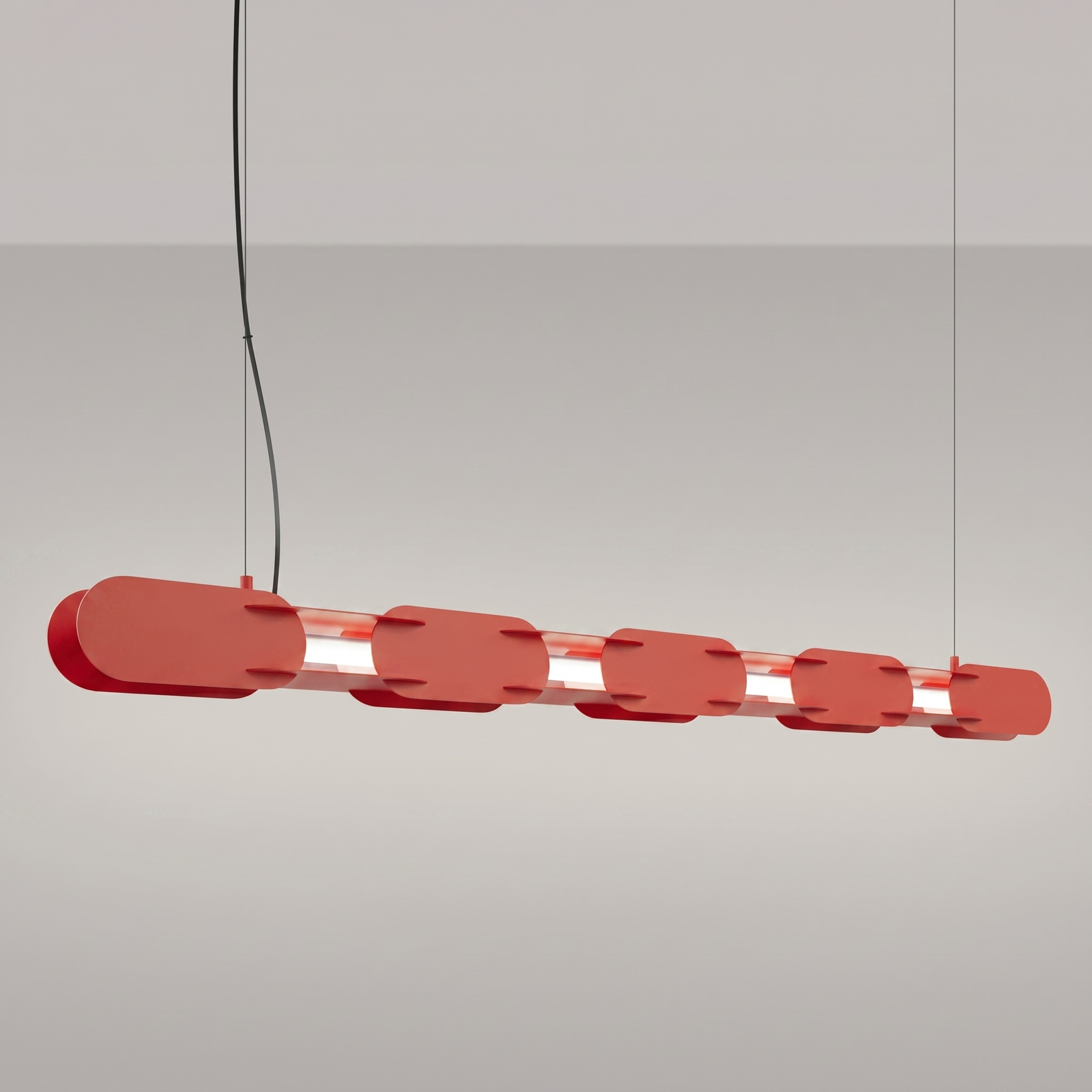 Lampa wisząca CHAIN 158 czerwona LED 4000K - obrazek 4