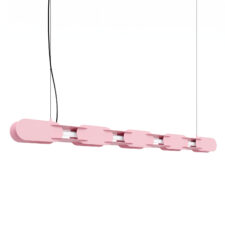 Lampa wisząca CHAIN 158 różowa LED 4000K