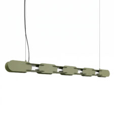 Lampa wisząca CHAIN 158 zielona oliwka LED 4000K