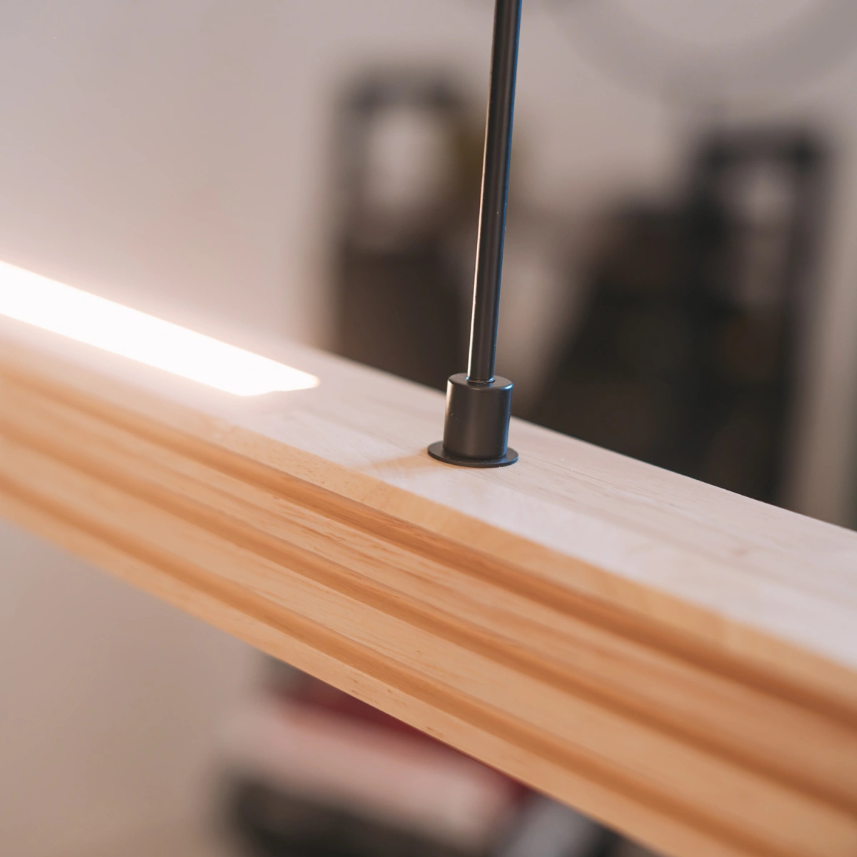 Lampa wisząca drewniana Hotaka No.1 120cm 3k Japandi - obrazek 3
