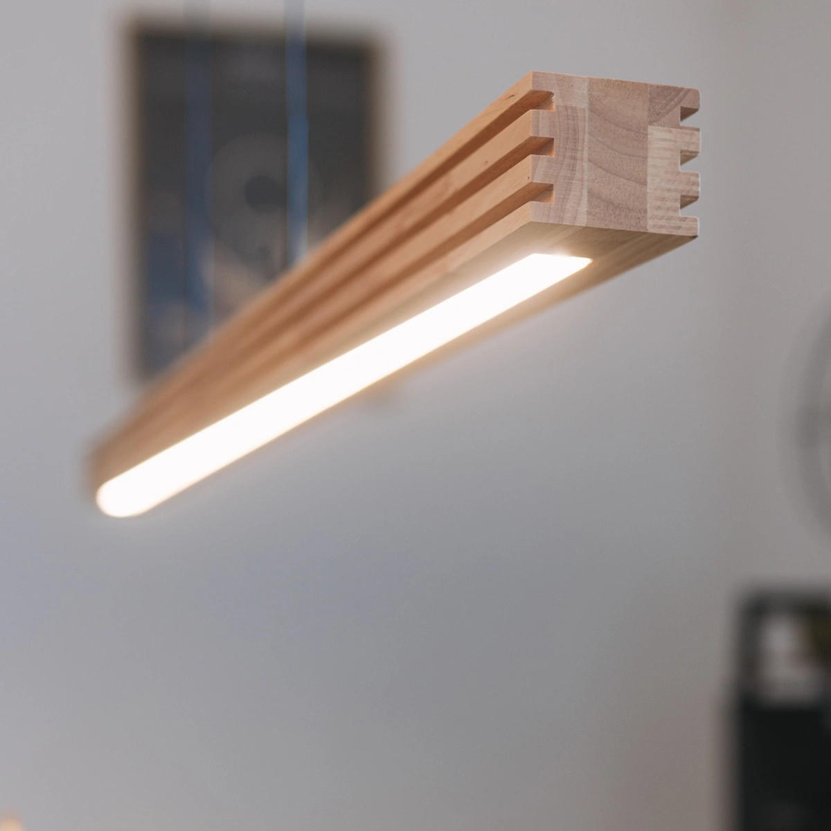 Lampa wisząca drewniana Hotaka No.1 120cm 3k Japandi - obrazek 6