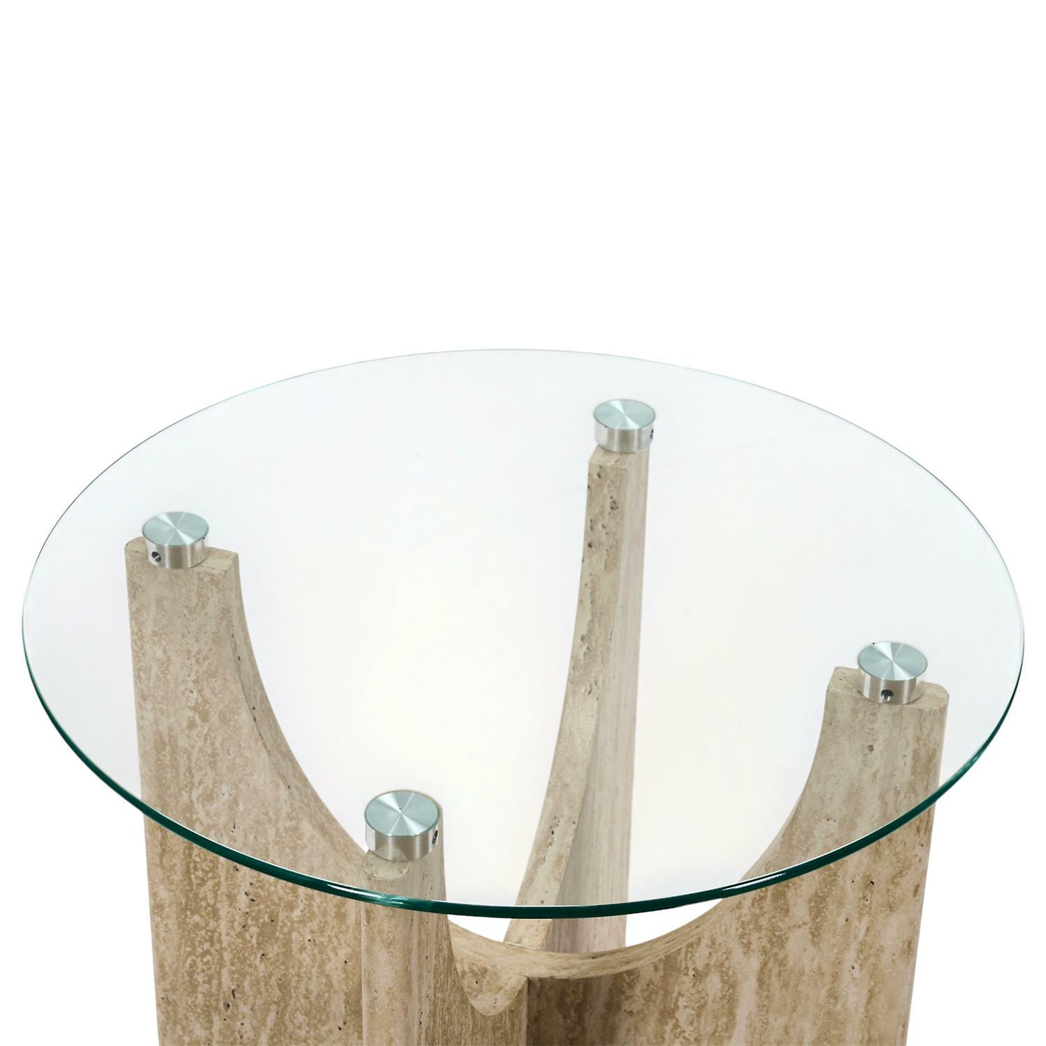 Stolik kawowy Yelo 45cm trawertyn - obrazek 10