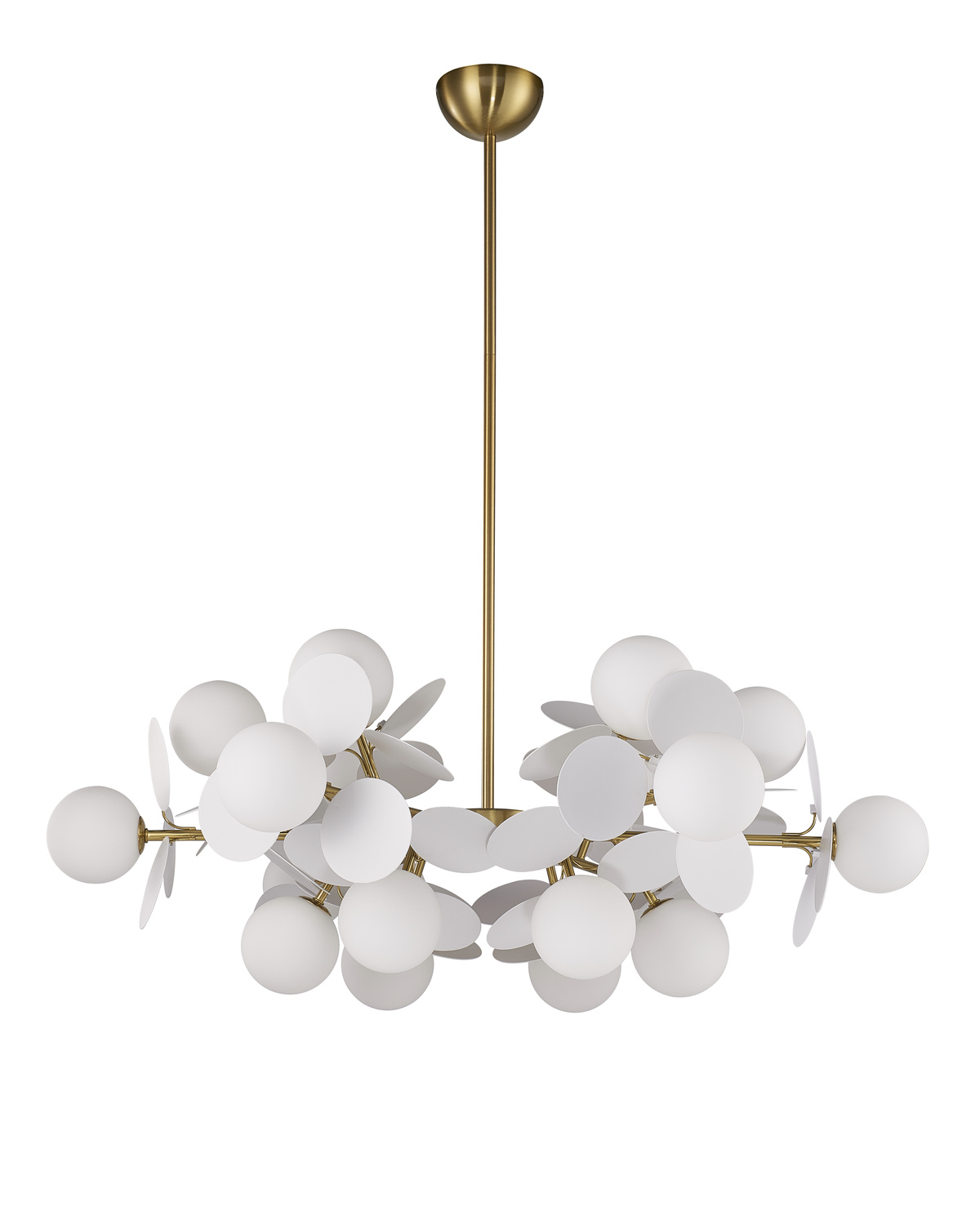 Lampa wisząca CHIC-6, biało złota 90 cm - obrazek 7