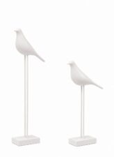 Zestaw 2 dekoracji SHP BIRDY biała
