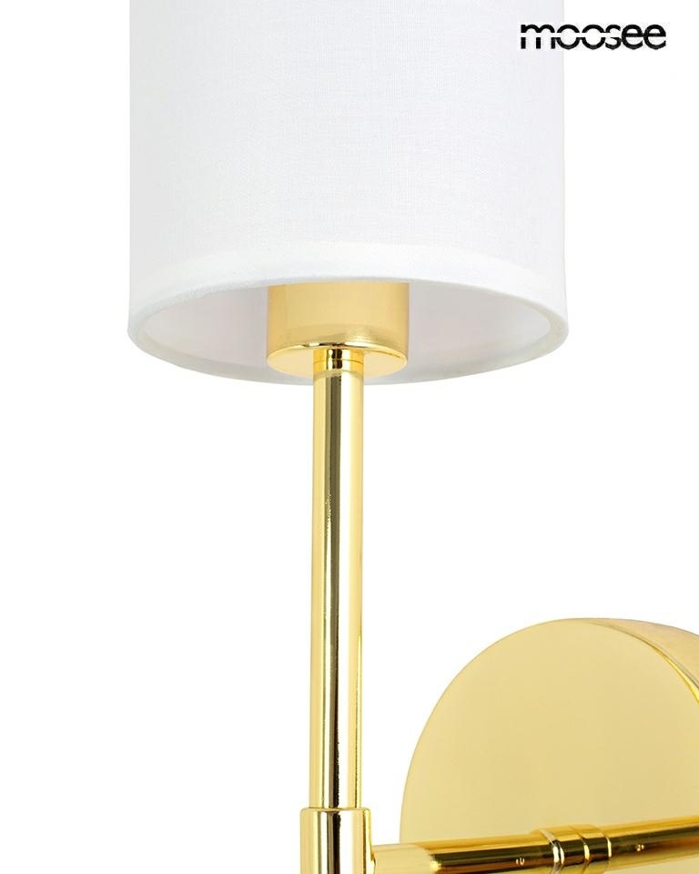 MOOSEE zestaw 2 lamp ściennych IMPERIO złoty - obrazek 3