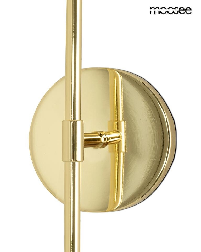 MOOSEE zestaw 2 lamp ściennych IMPERIO złoty - obrazek 4