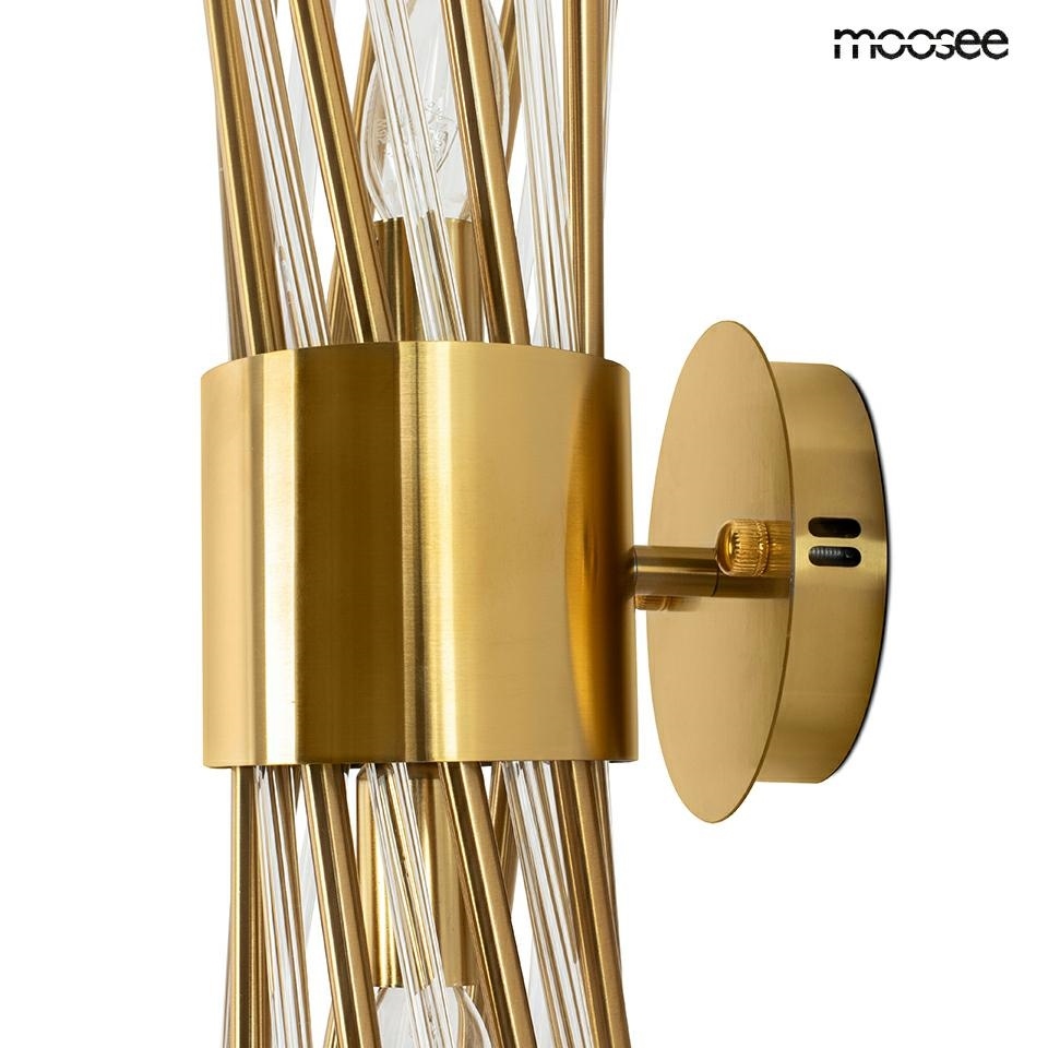 MOOSEE zestaw 2 lamp ściennych LORENZO złoty - obrazek 7