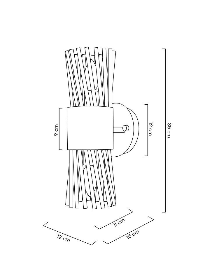 MOOSEE zestaw 2 lamp ściennych LORENZO złoty - obrazek 8