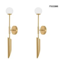 MOOSEE zestaw 2 lamp ściennych LUCCA złoty