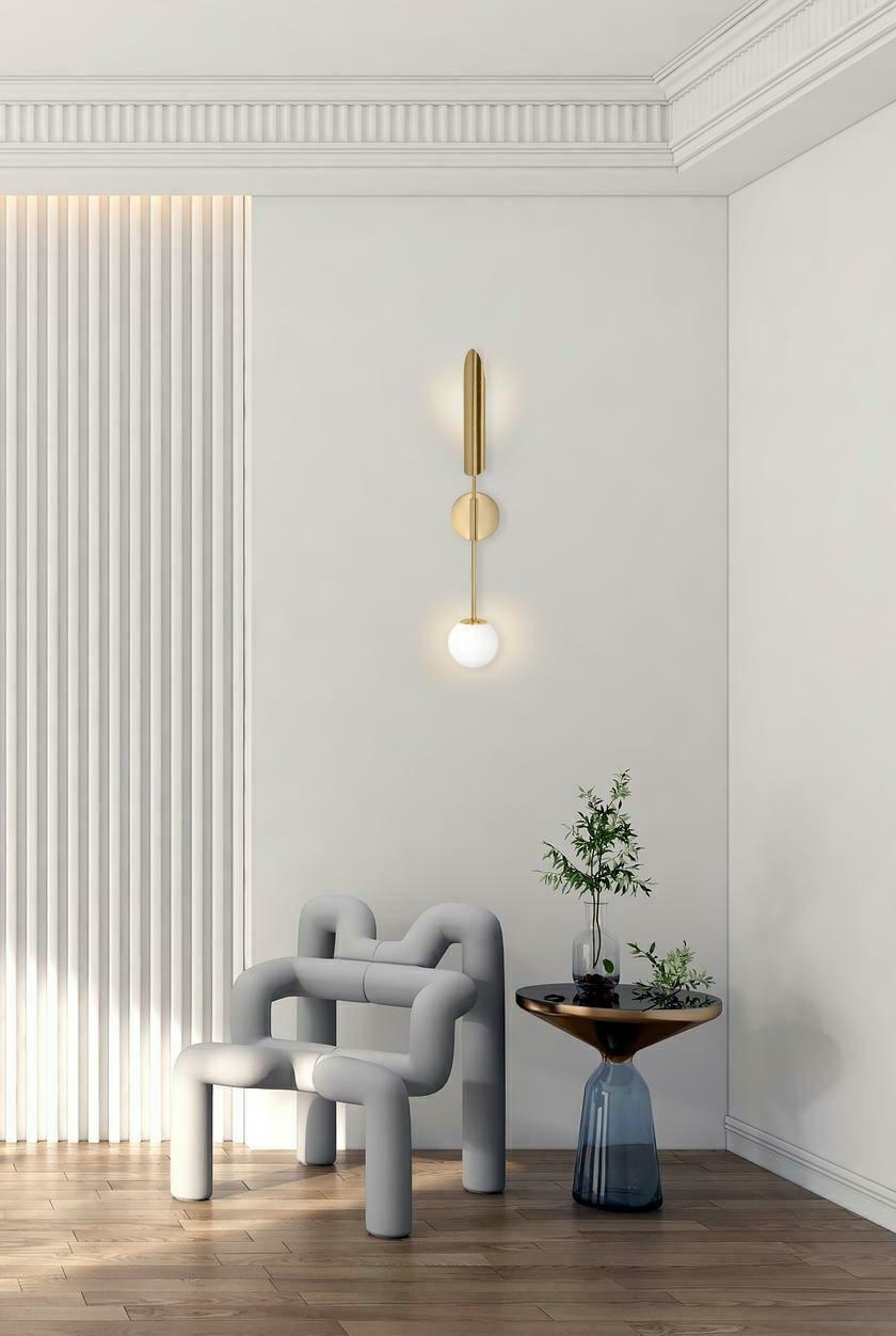 MOOSEE zestaw 2 lamp ściennych LUCCA złoty - obrazek 8