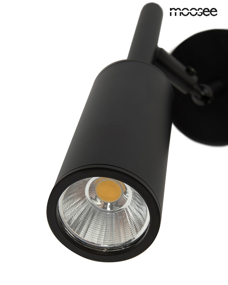 MOOSEE zestaw 2 lamp ściennych PRISMA czarny - obrazek 3