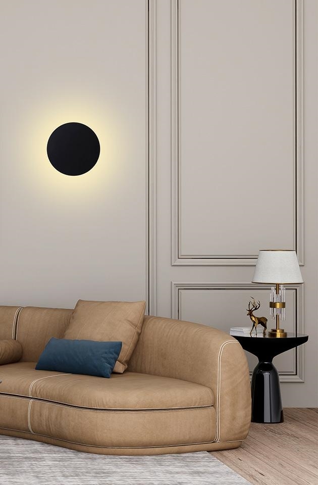 MOOSEE zestaw 2 lamp ściennych SHADOW SUN 25 czarny - obrazek 7