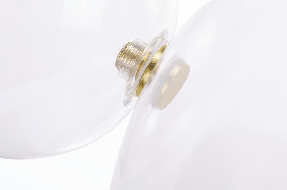 MOOSEE zestaw 2 lamp wiszących CAPRI 4 złoty - obrazek 3