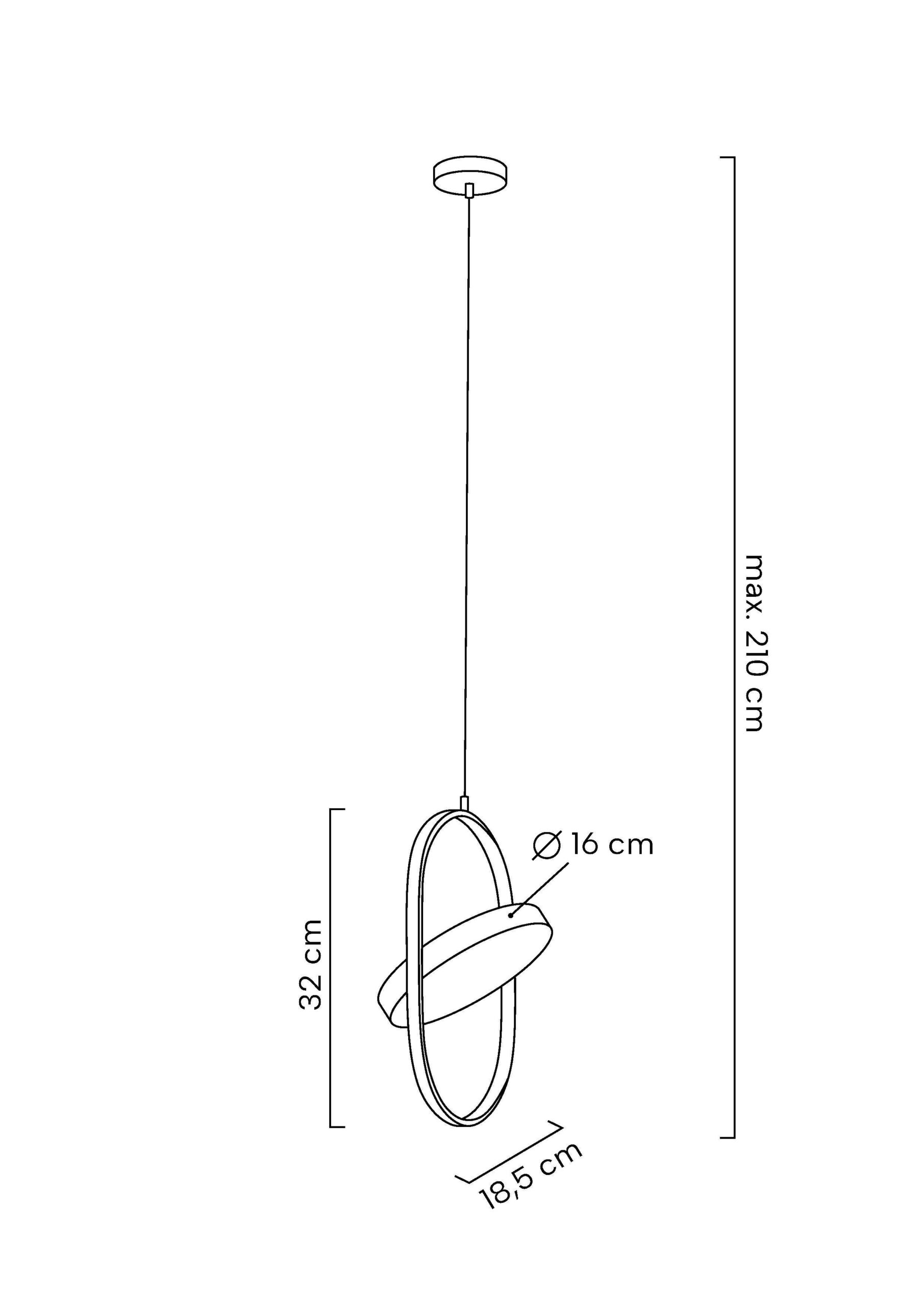 MOOSEE zestaw 2 lamp wiszących SPINNER 19 złoty - obrazek 8
