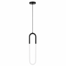 Lampa wisząca U-SHAPE pionowa czarna 60 cm