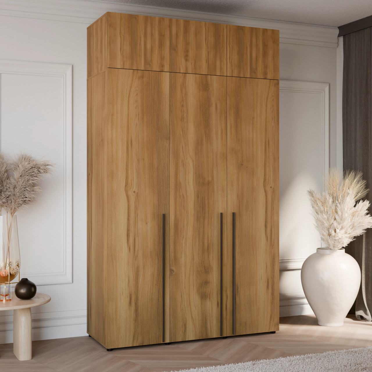 Nadstawka do szafy 150cm DAWN dąb gold baroque - obrazek 5