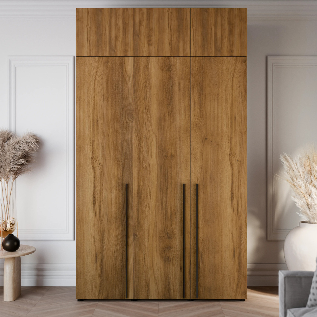 Nadstawka do szafy 150cm DAWN dąb gold baroque - obrazek 6