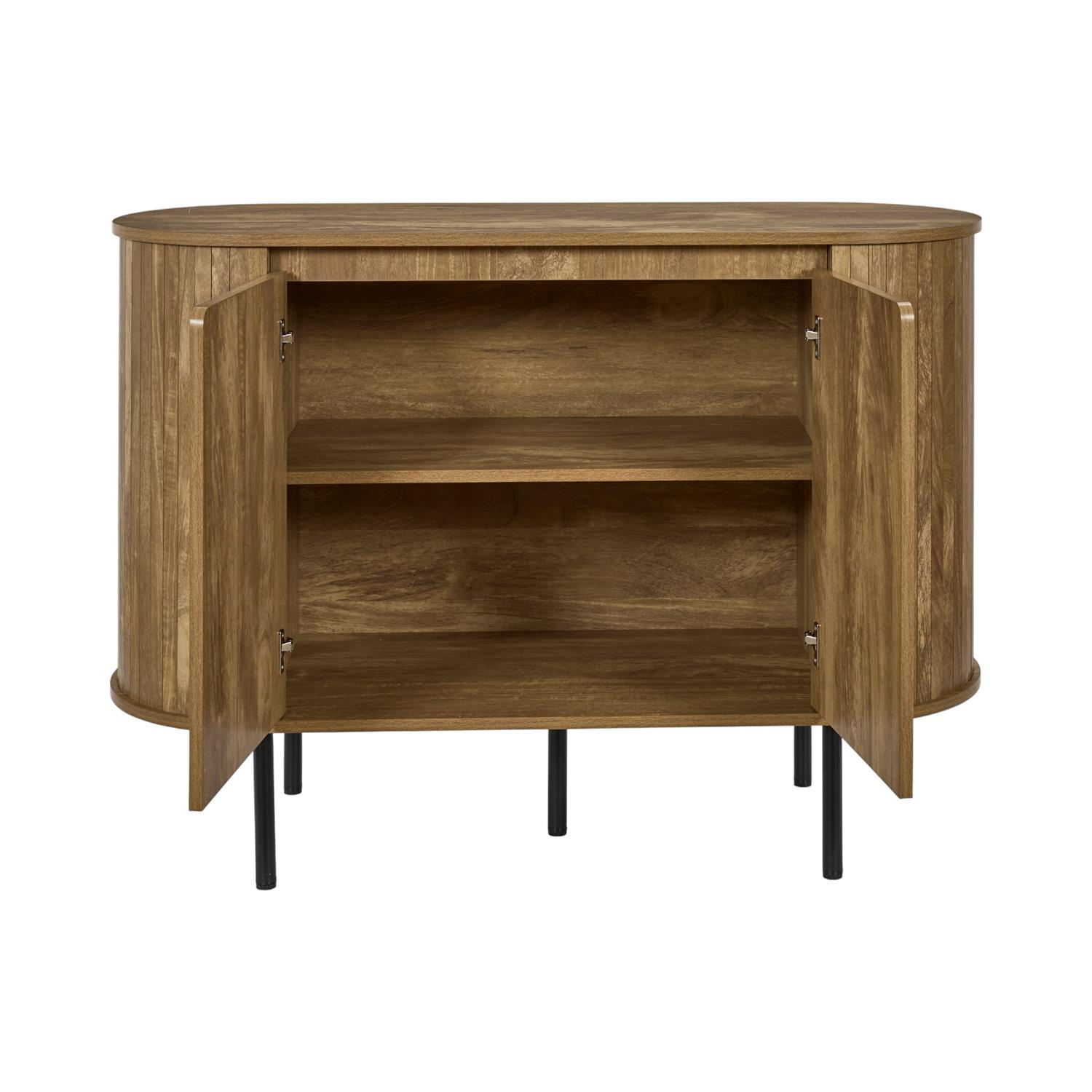 Komoda Hermiona nowoczesna na nóżkach do salonu naturalna 110 cm - obrazek 8