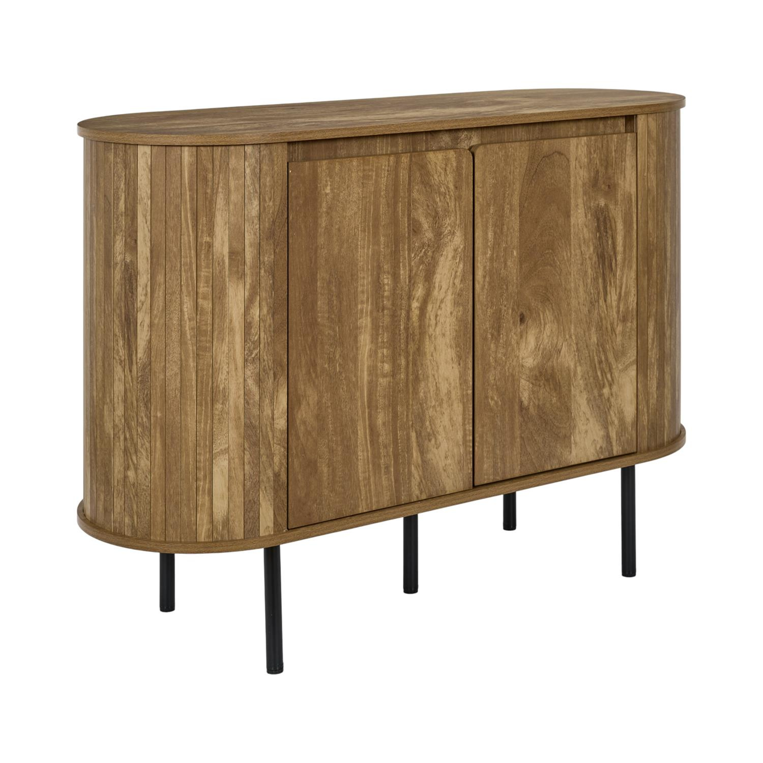 Komoda Hermiona nowoczesna na nóżkach do salonu naturalna 110 cm - obrazek 9