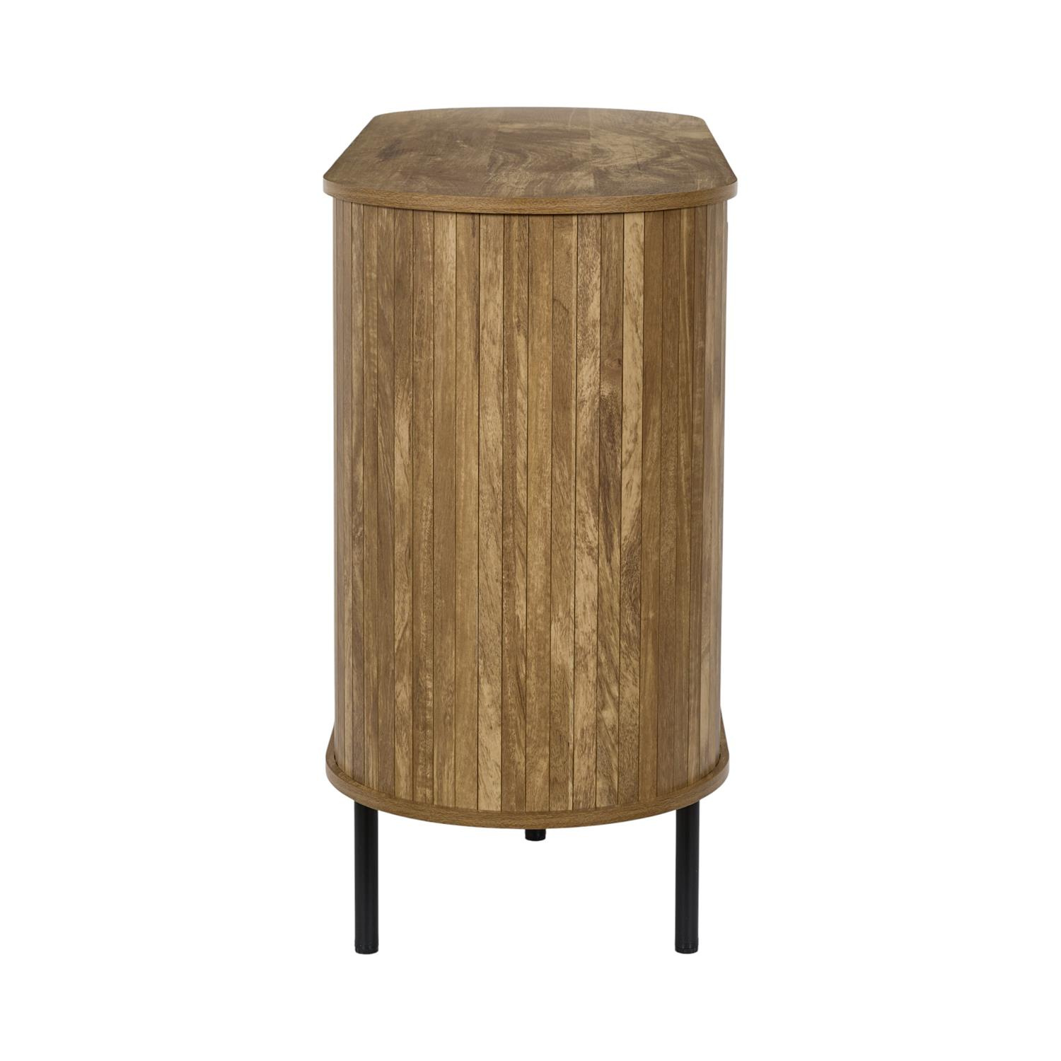 Komoda Hermiona nowoczesna na nóżkach do salonu naturalna 110 cm - obrazek 11