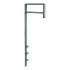 Wieszak ścienny do przedpokoju Trento zielony metalowy 82 cm