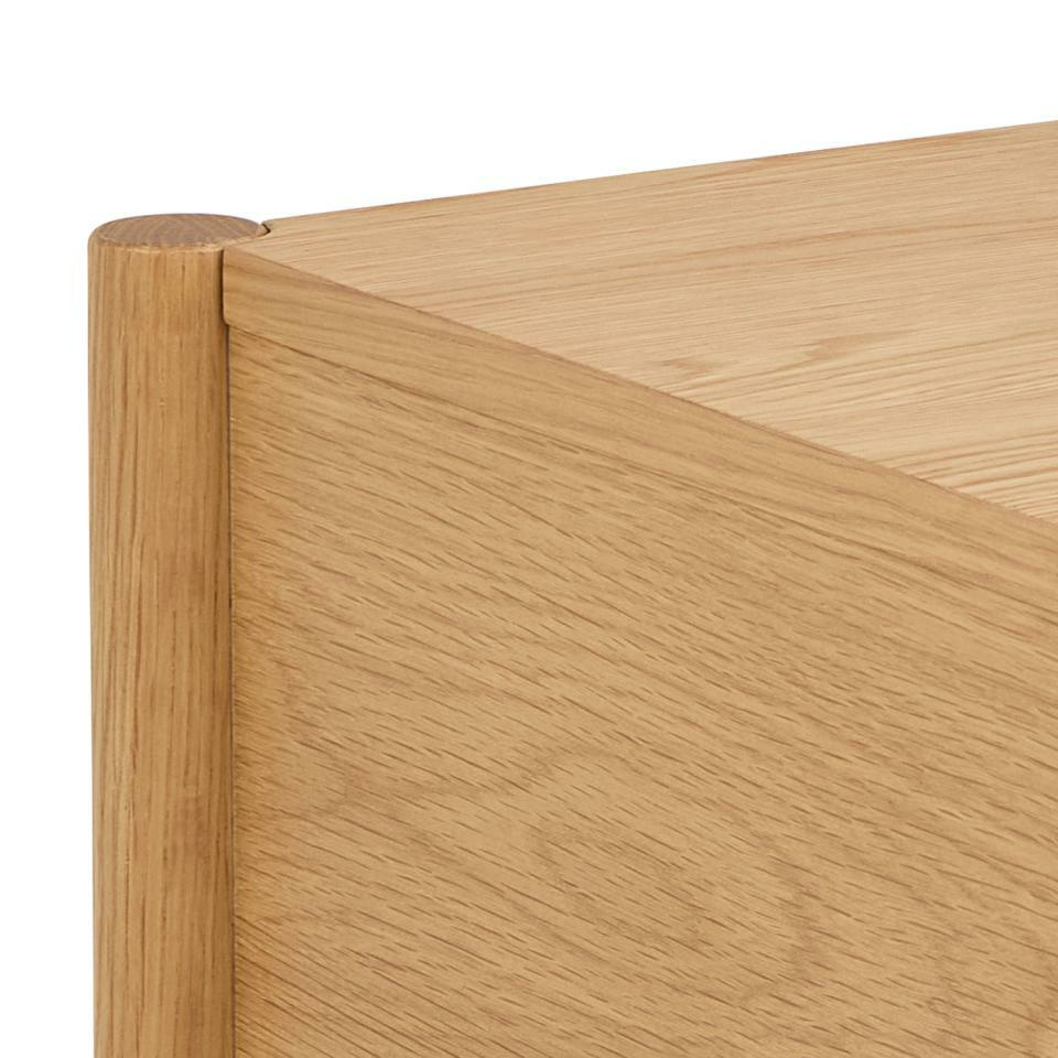 Szafka nocna Monfort dębowa z szufladą i półką boho 44 cm - obrazek 7