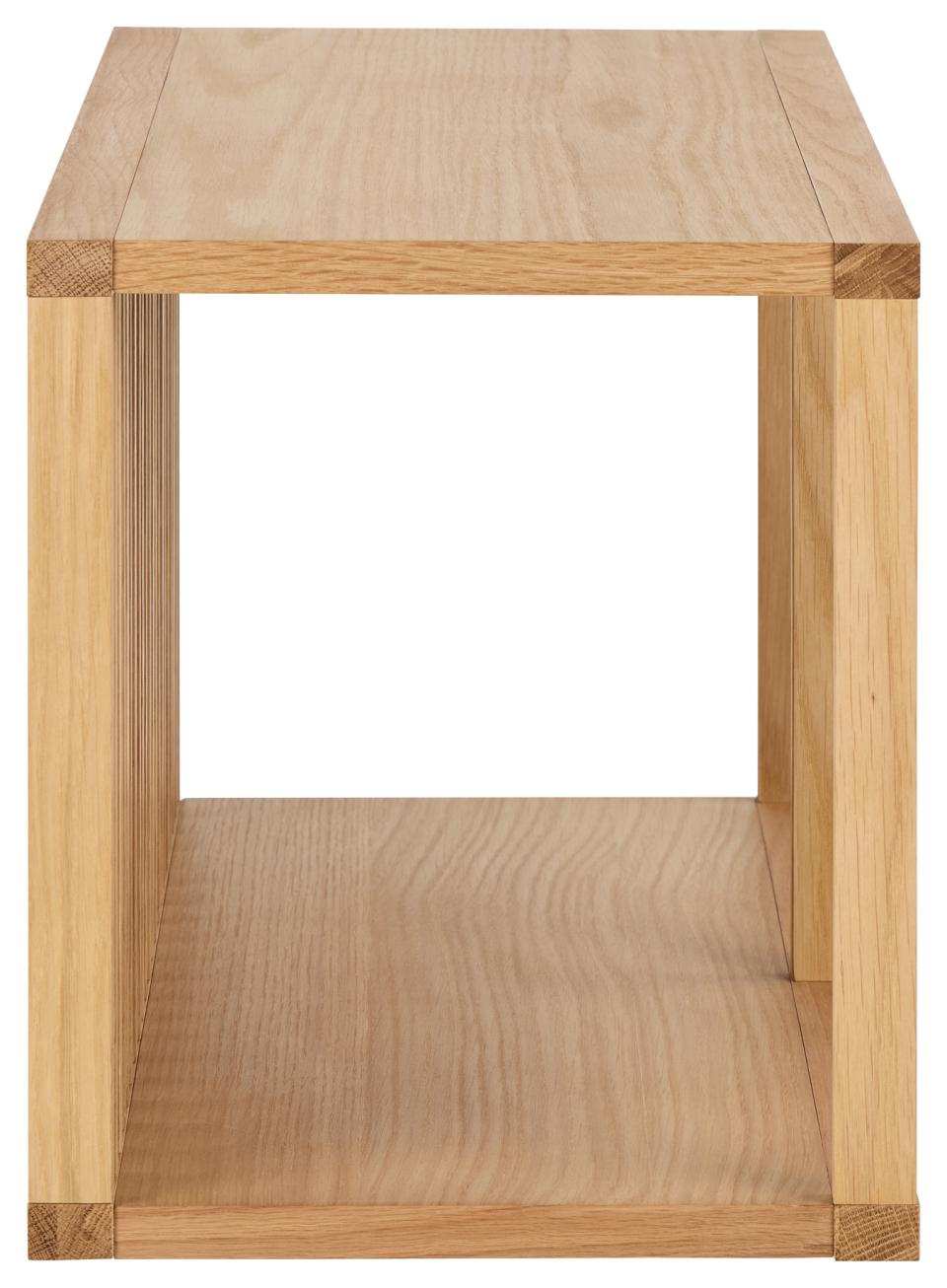 Półka na książki Wellington II drewniana ścienna z dębu 67 cm - obrazek 6