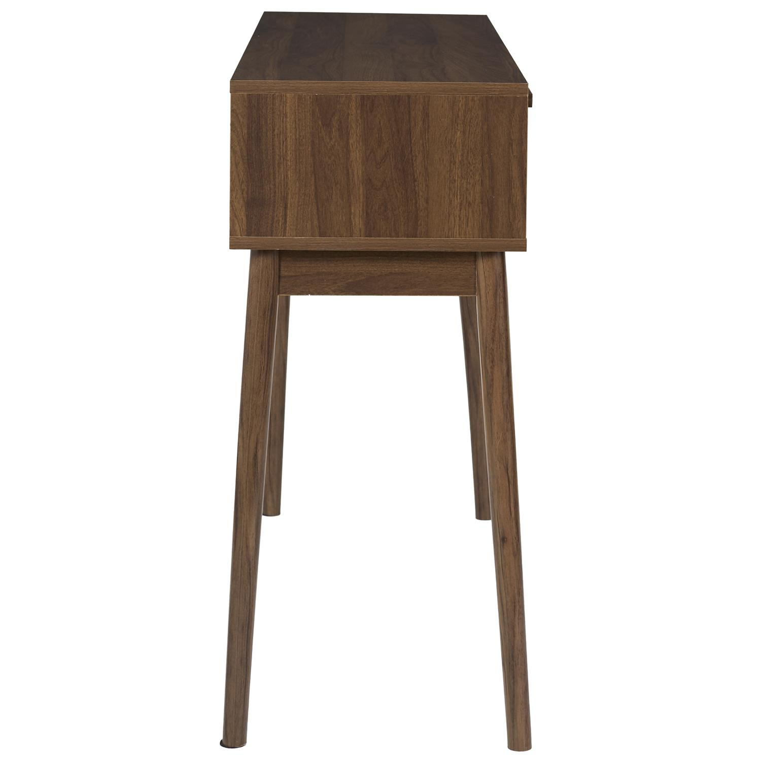 Konsola Maroon do przedpokoju w kolorze orzech z 2 szufladami - obrazek 6