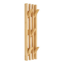 Ember bambusowy wieszak ścienny do przedpokoju naturalny 60 cm
