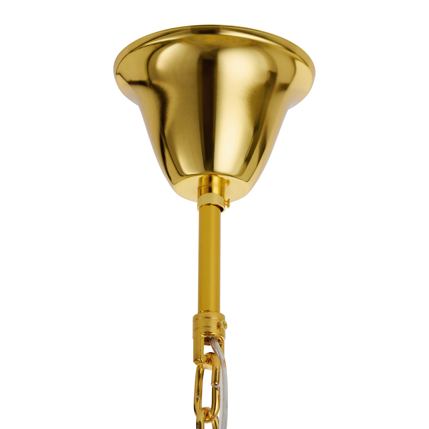Lampa wisząca SPLENDORE 80 cm - żyrandol złoto-kryształowy - obrazek 14