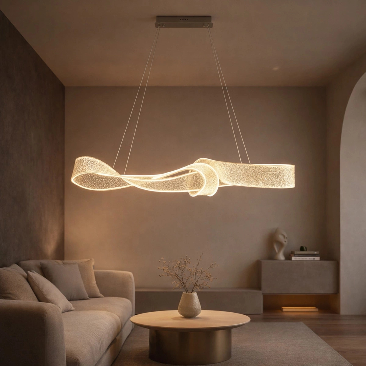 Lampa wisząca Ribbon No.1 120cm ściemnialna z pilota - obrazek 12