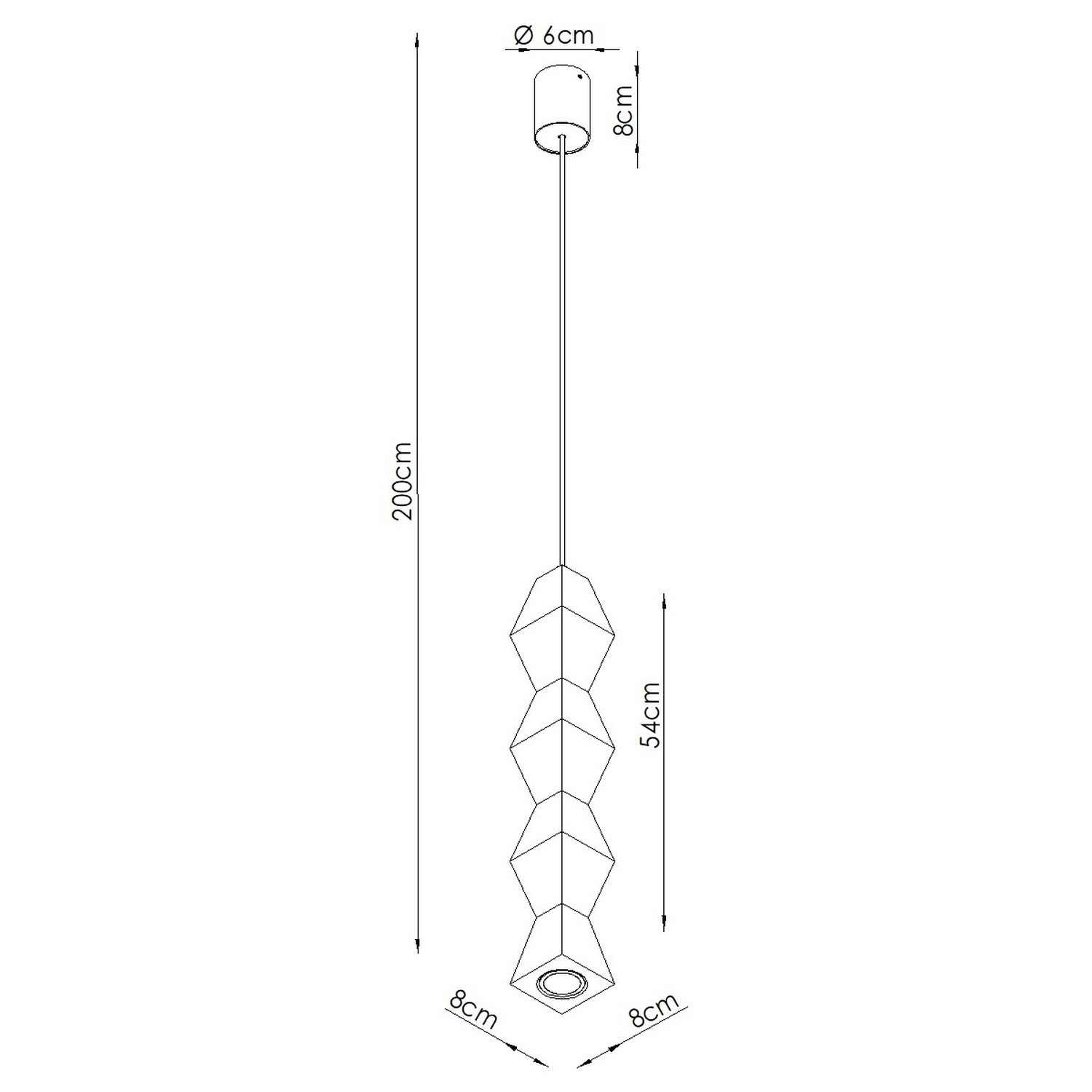 Lampa wisząca KUBBE duża S - obrazek 11