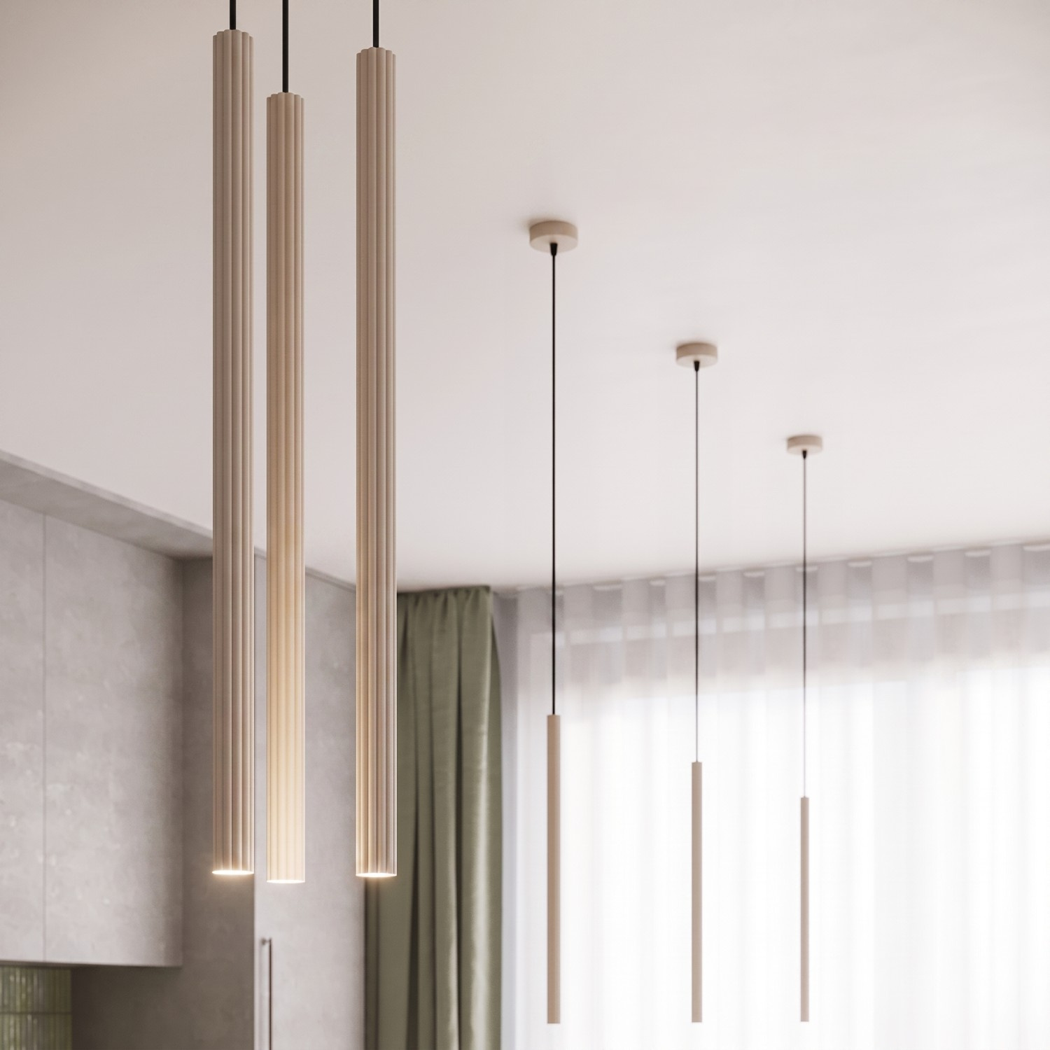 Lampa wisząca ARCHE 2P taupe - obrazek 14