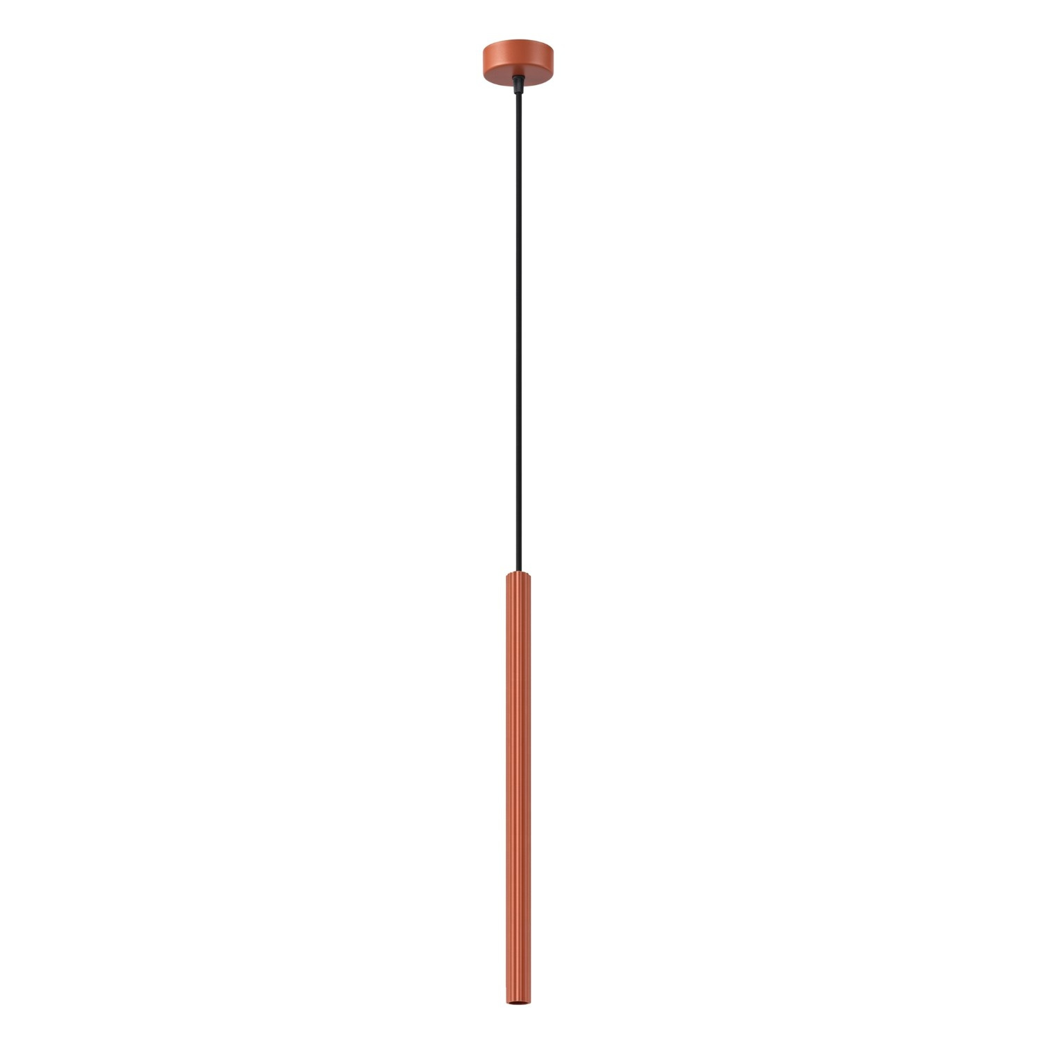Lampa wisząca ARCHE 1 ochra czerwona