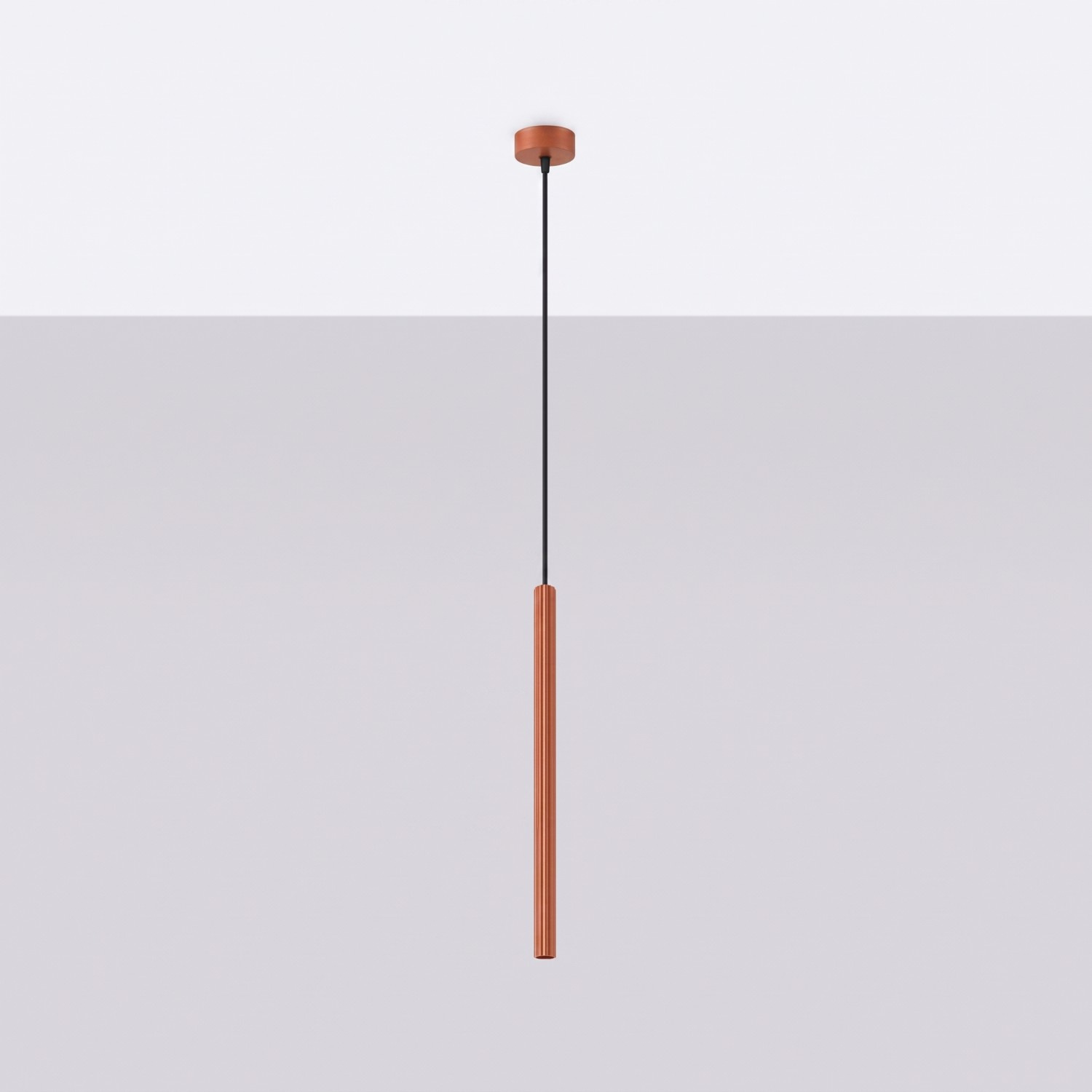 Lampa wisząca ARCHE 1 ochra czerwona - obrazek 3