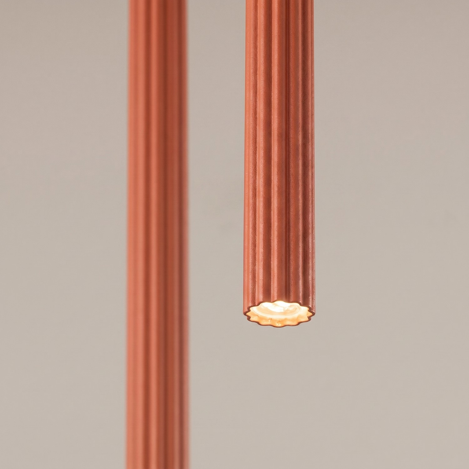 Lampa wisząca ARCHE 2P ochra czerwona - obrazek 5