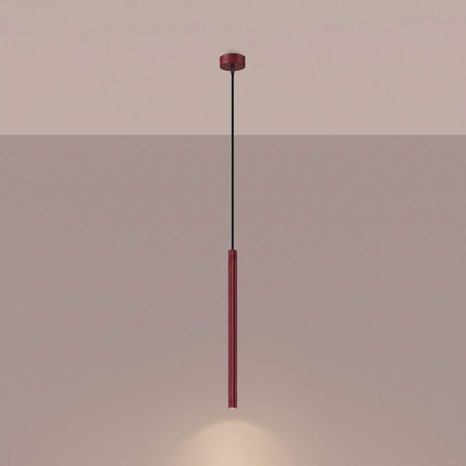 Lampa wisząca ARCHE 1 burgund - obrazek 4