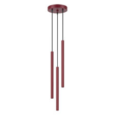 Lampa wisząca ARCHE 3P burgund
