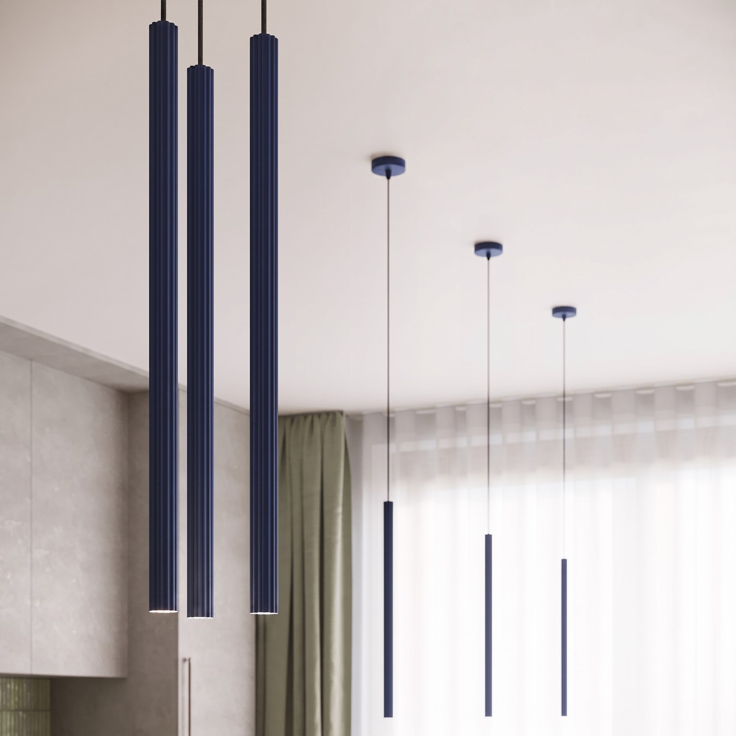 Lampa wisząca ARCHE 3P ultramaryna - obrazek 15