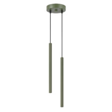 Lampa wisząca ARCHE 2P zielona oliwka