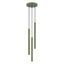 Lampa wisząca ARCHE 3P zielona oliwka