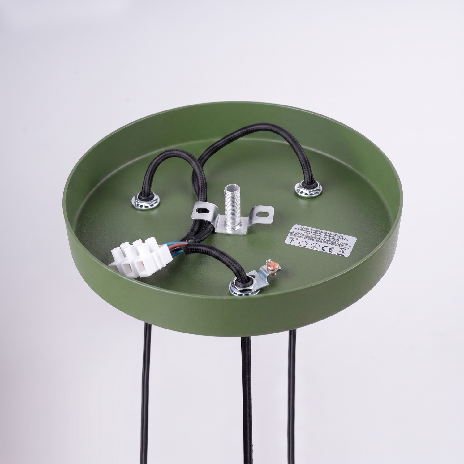 Lampa wisząca ARCHE 3P zielona oliwka - obrazek 5
