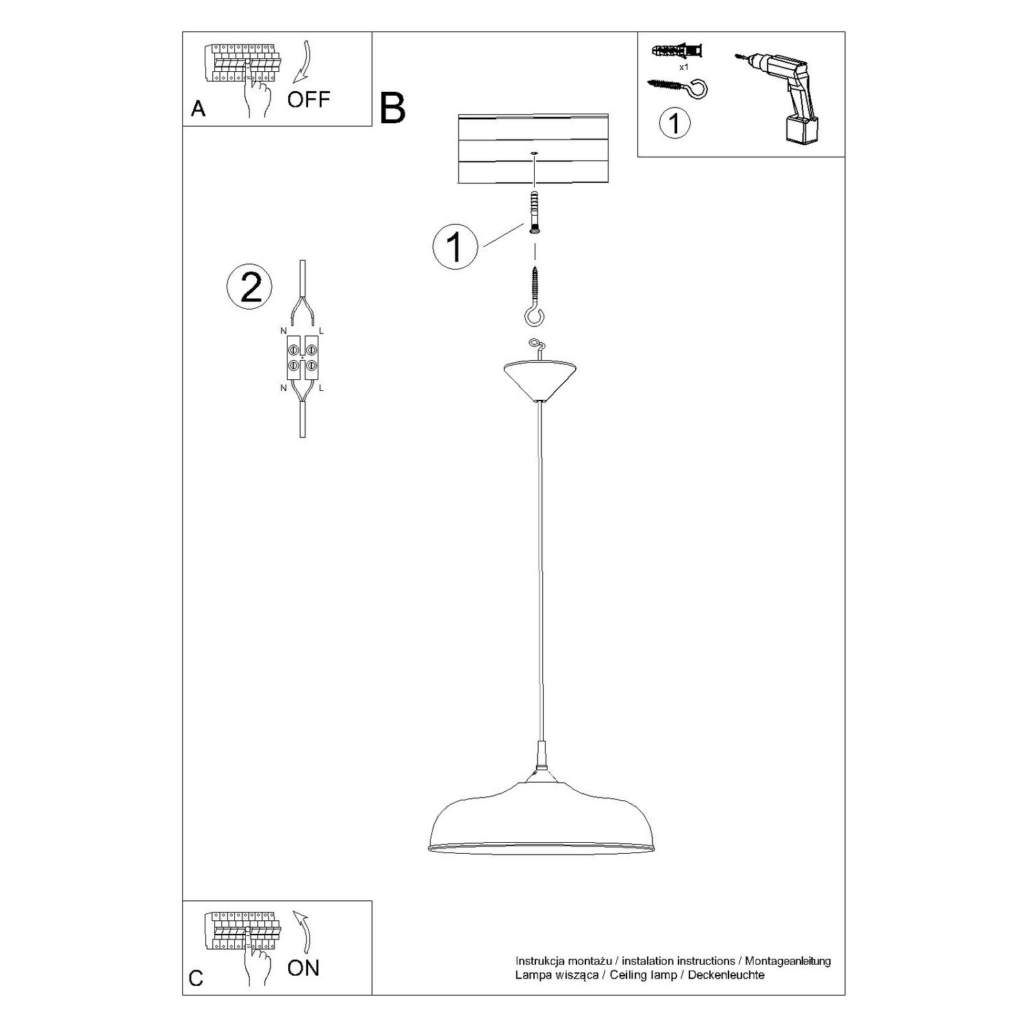 Lampa wisząca GINA taupe - obrazek 12