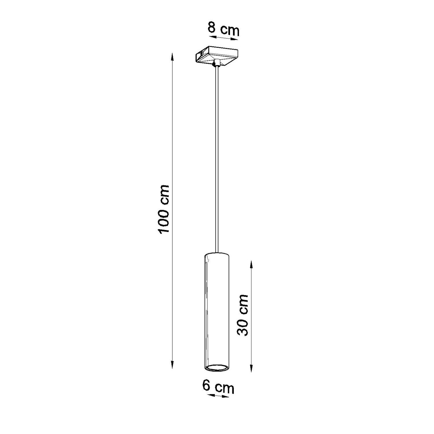 Lampa wisząca LAGOS 1 taupe - obrazek 9
