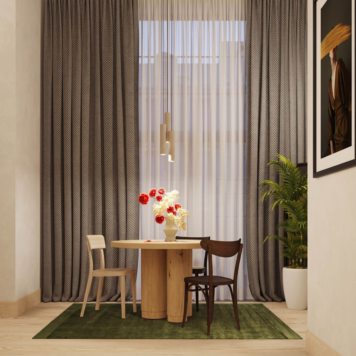 Lampa wisząca LAGOS 1 taupe - obrazek 11